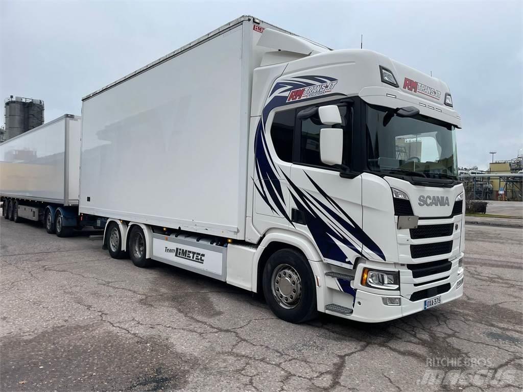 Scania R 500 6X2 Bakwagens met gesloten opbouw