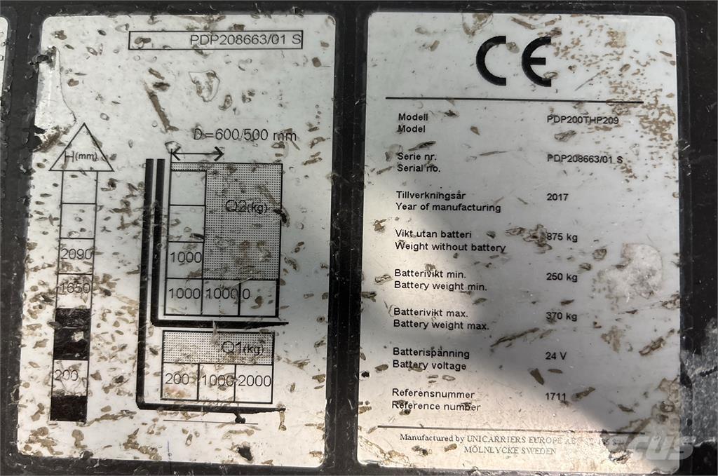 Atlet PDP200 Zelfrijdende stapelaars