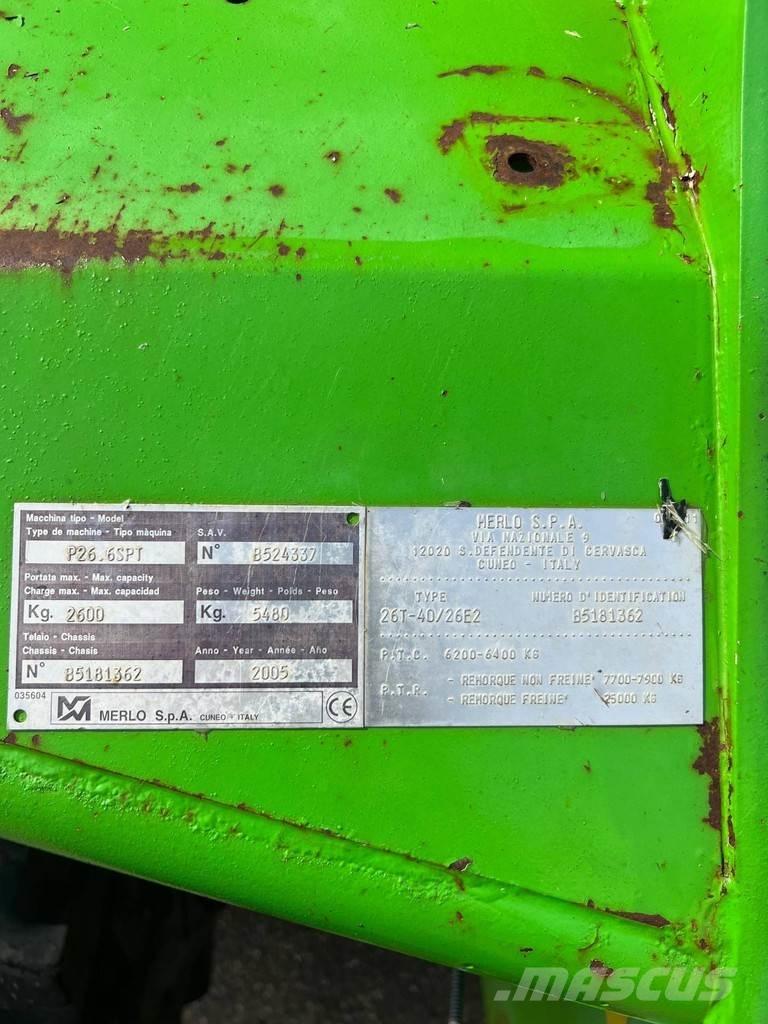 Merlo P26.6 SPT Verreikers