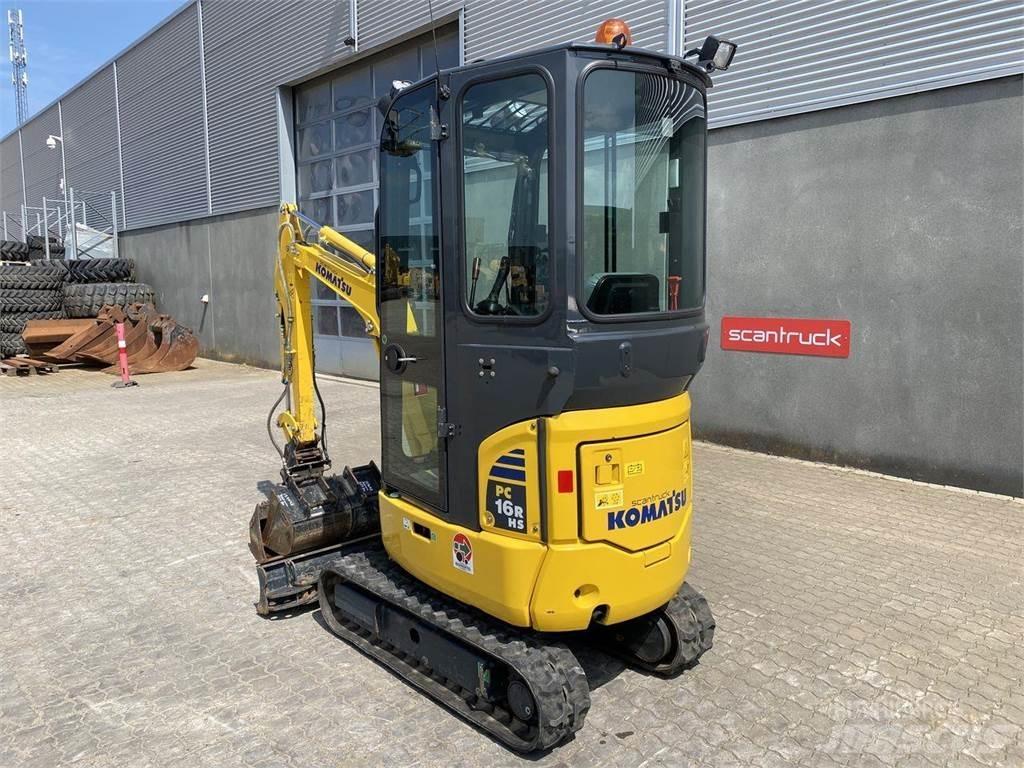 Komatsu PC16R-3 Wielgraafmachines