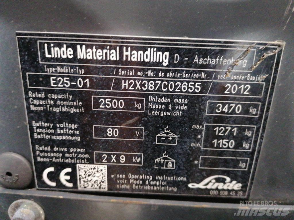 Linde E25-01 Elektrische heftrucks