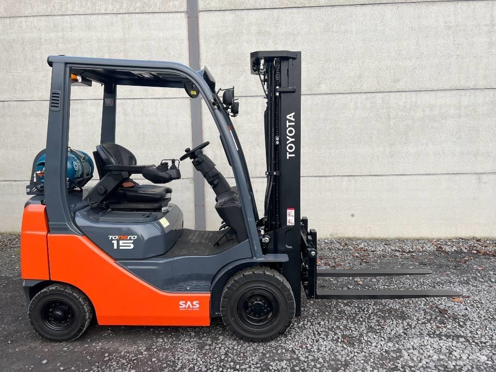 Toyota 02-8 FGF 15 LPG heftrucks