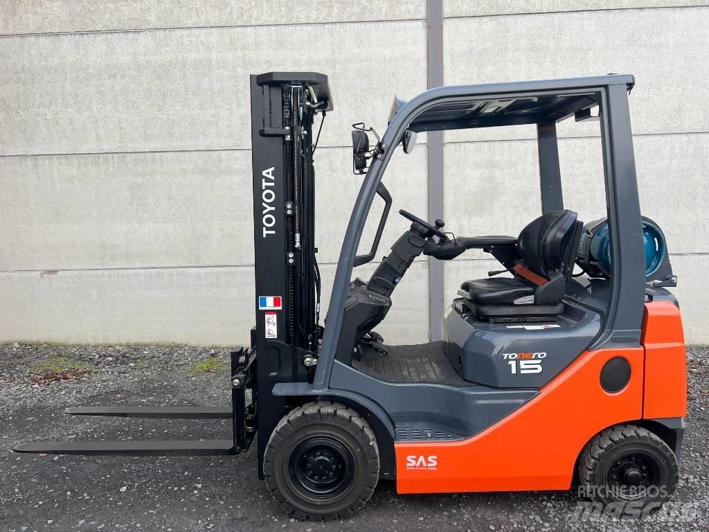 Toyota 02-8 FGF 15 LPG heftrucks