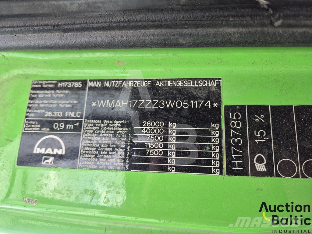 MAN TGA26.310 Vuilniswagens