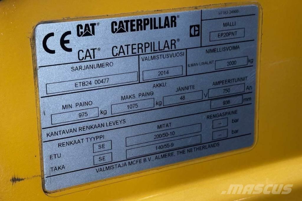 CAT EP 20 Elektrische heftrucks