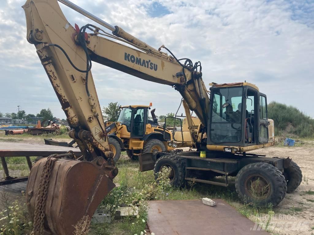 Komatsu PW 170 Wielgraafmachines