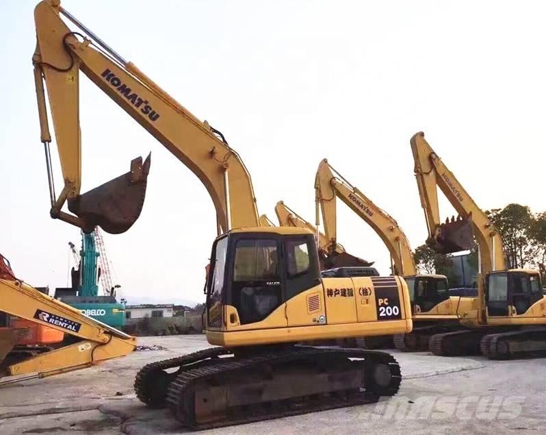 Komatsu pc200-7 Rupsgraafmachines