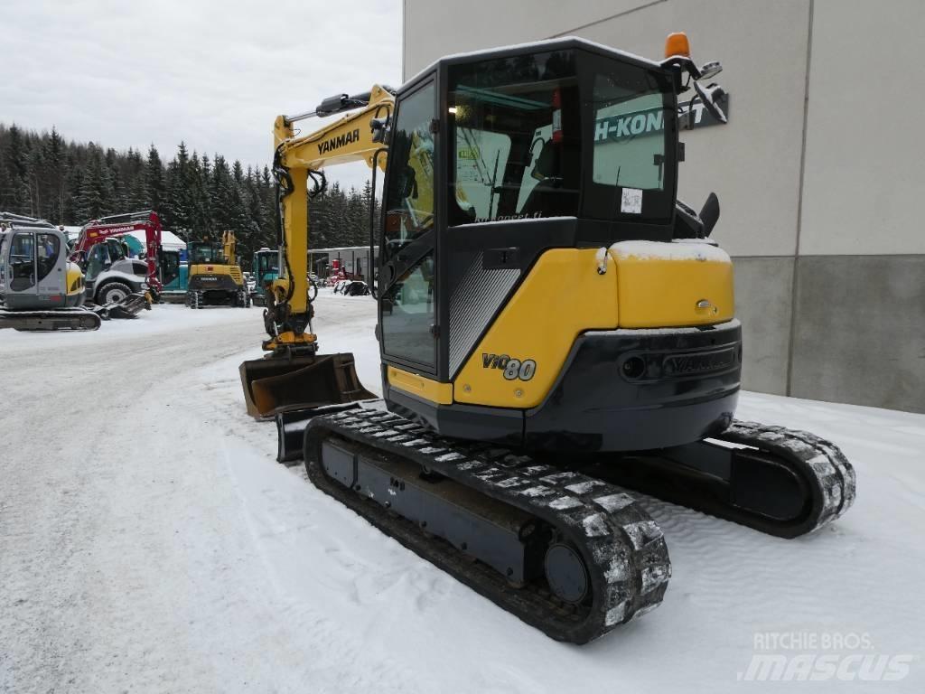 Yanmar Vio 80-1A Midigraafmachines 7t - 12t