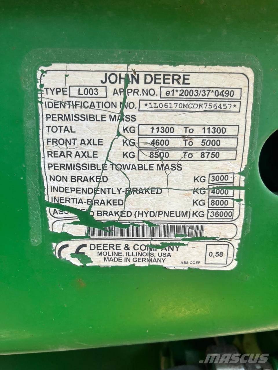 John Deere 6170M Tractoren