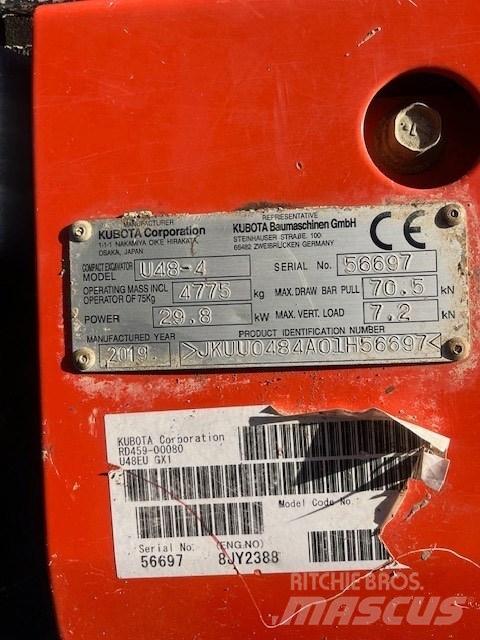 Kubota U 48-4 Minigraafmachines < 7t