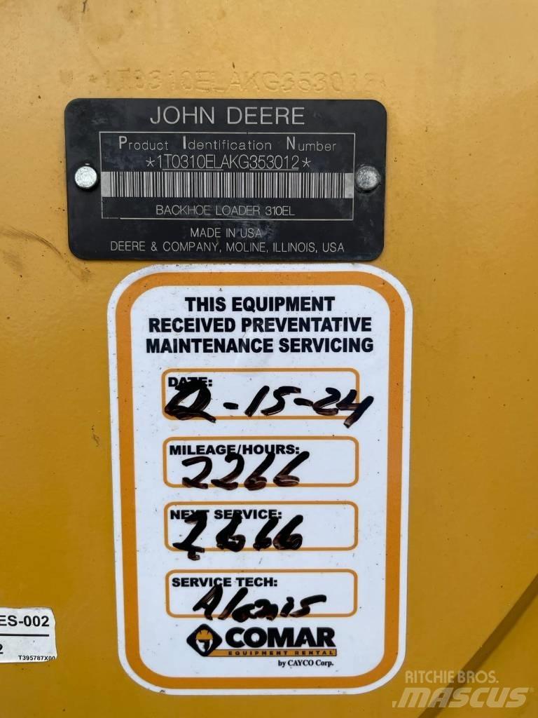 John Deere 310L EP Graaf-laadcombinaties