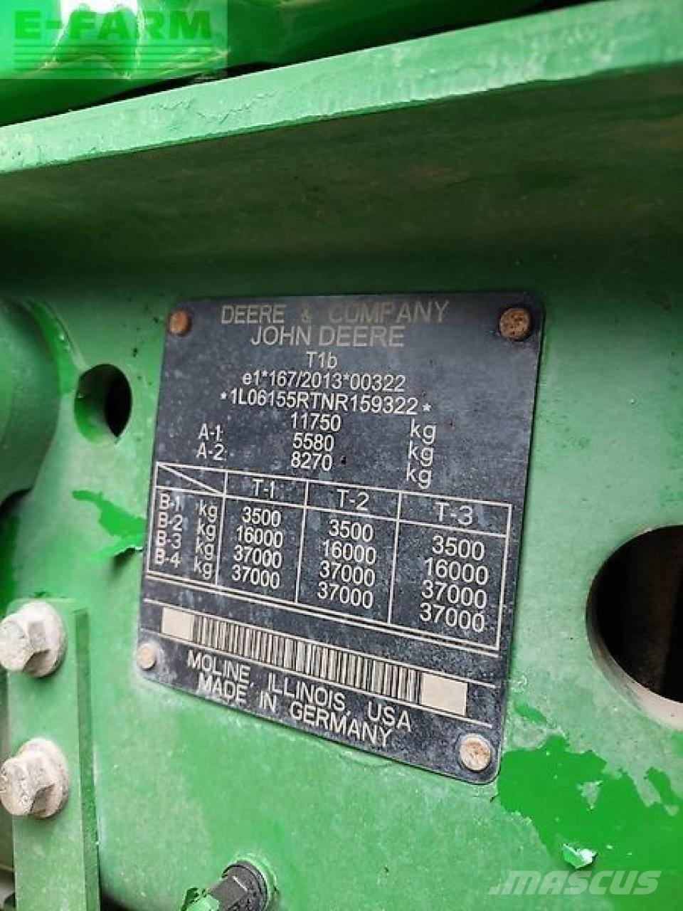 John Deere 6r155 Tractoren