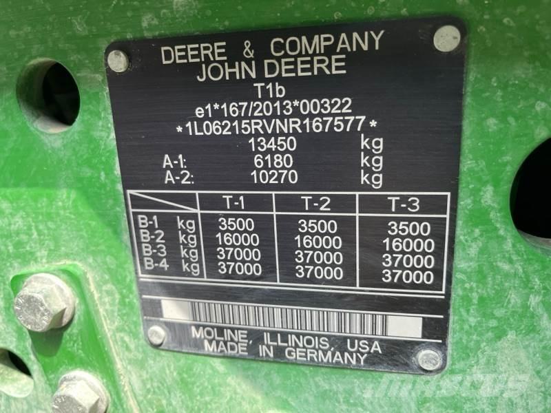 John Deere 6R215 Tractoren