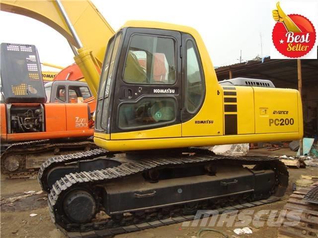 Komatsu PC 200 Rupsgraafmachines