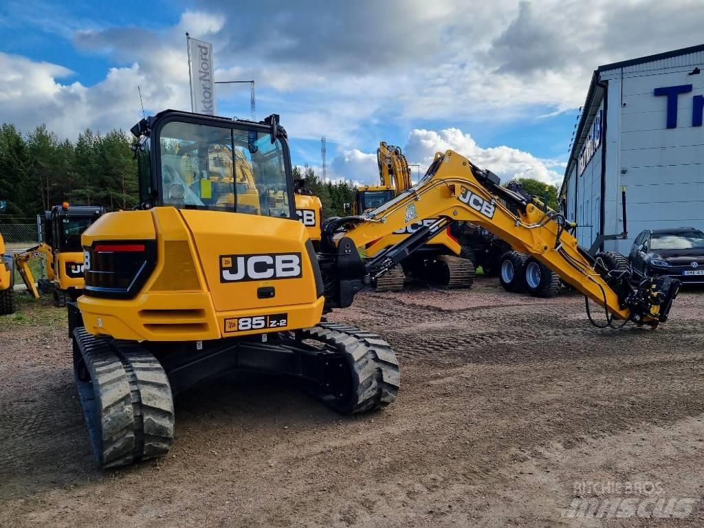 JCB 85Z-2 Ny! omg.lev! Midigraafmachines 7t - 12t