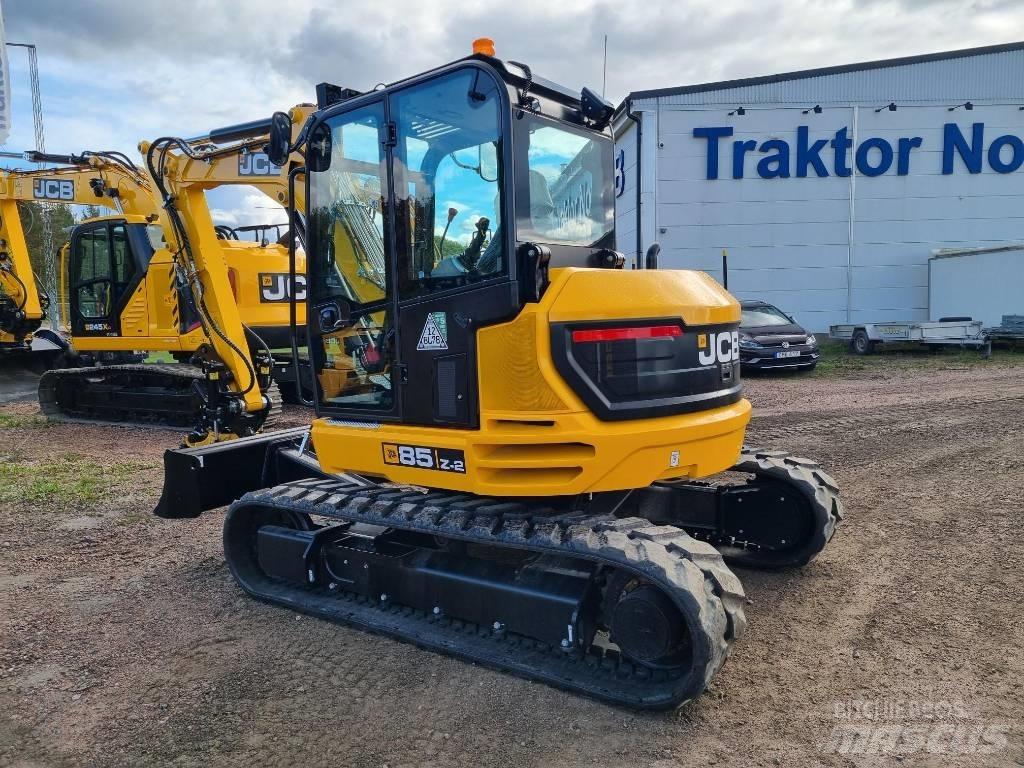 JCB 85Z-2 Ny! omg.lev! Midigraafmachines 7t - 12t