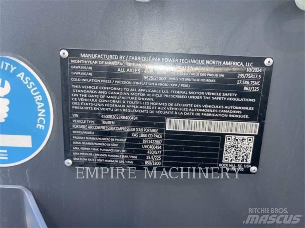 Atlas Copco XAS1800CD Compressors