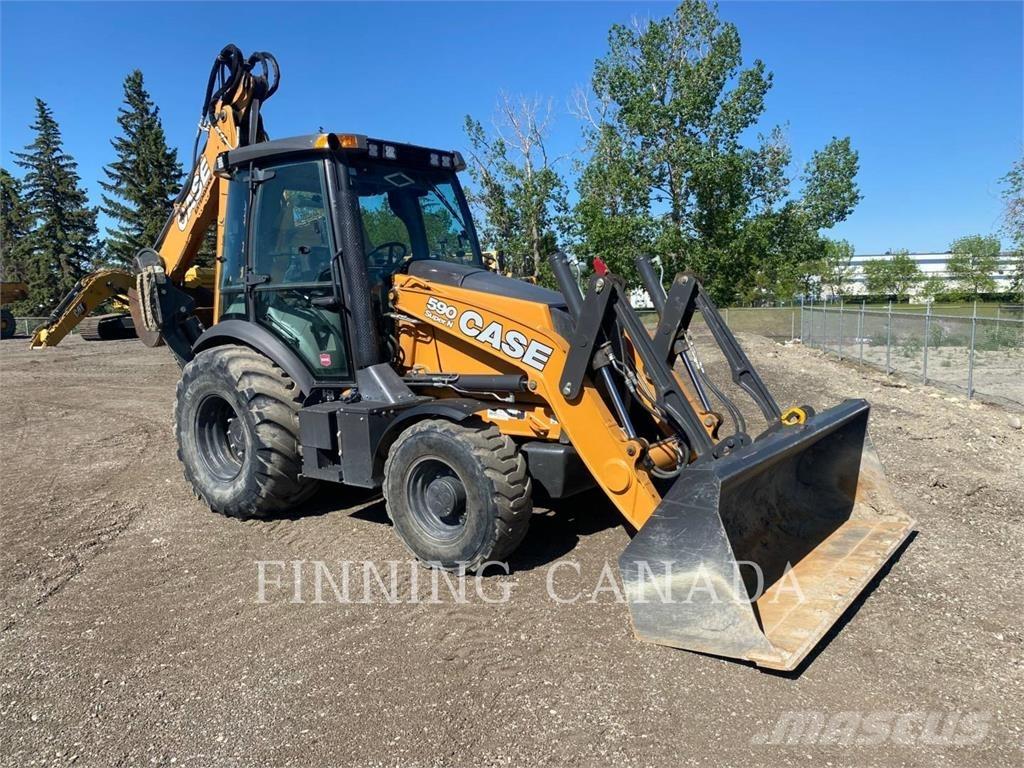 CASE 590 SN Graaf-laadcombinaties