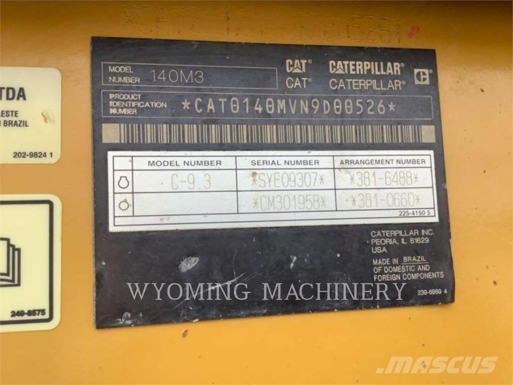 CAT 140M3 Graders