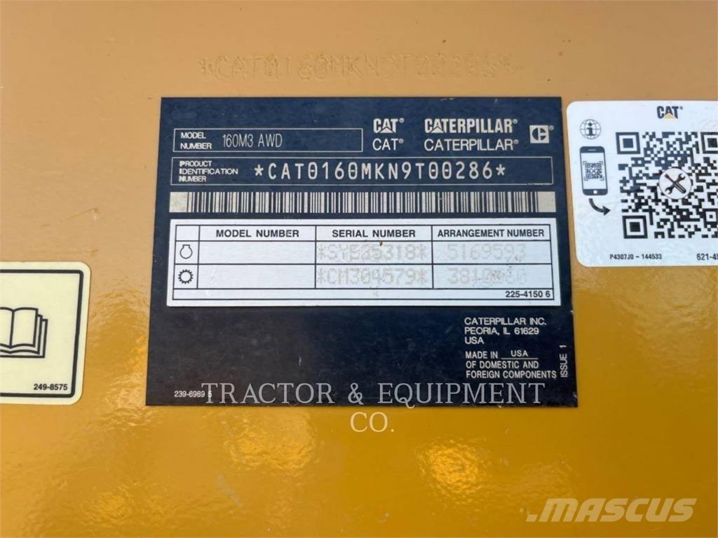 CAT 160M3 AWD Graders