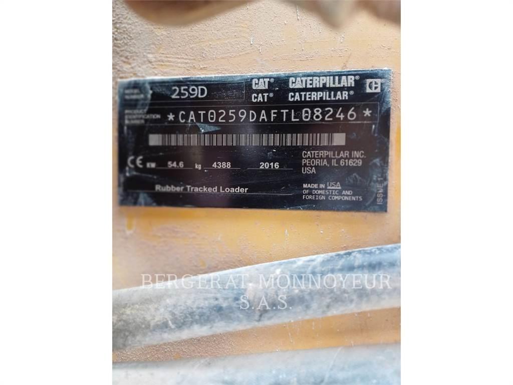 CAT 259D Rupsladers