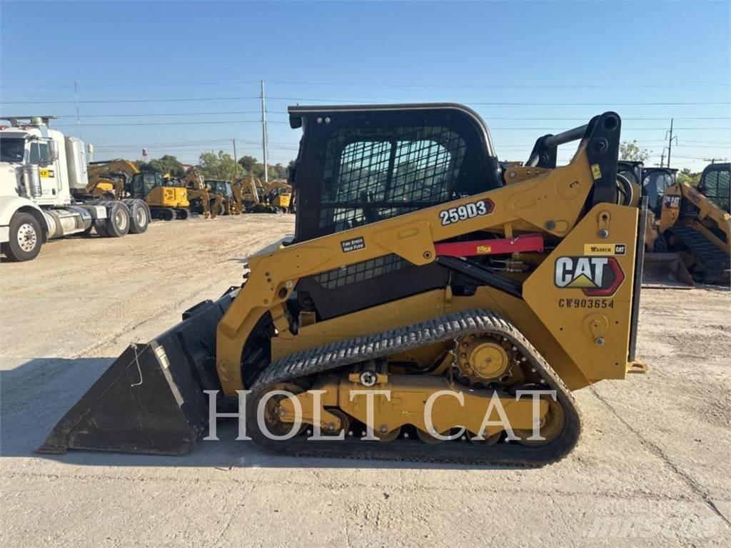 CAT 259D CAB Rupsladers