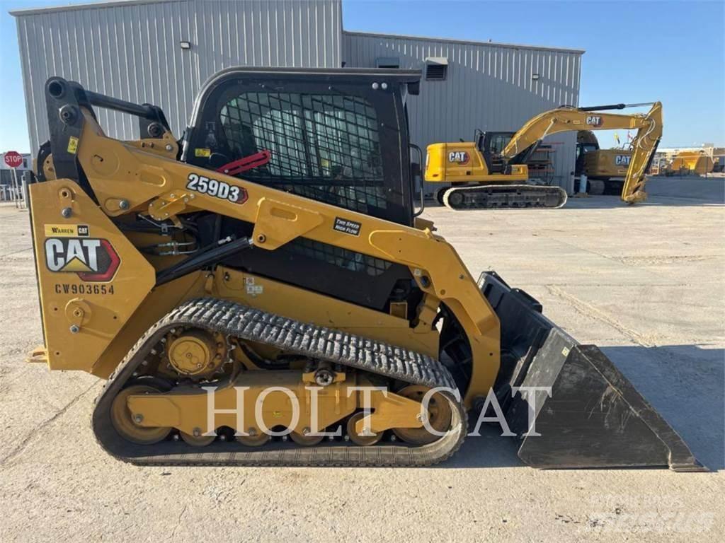 CAT 259D CAB Rupsladers