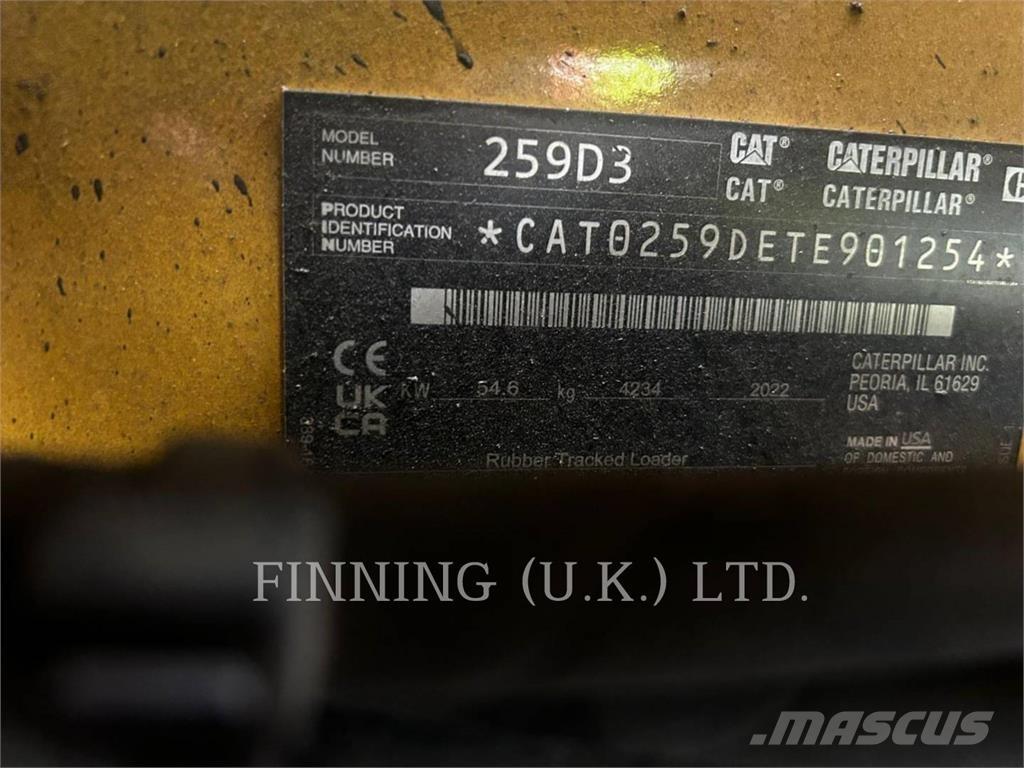 CAT 259D3 Schrankladers
