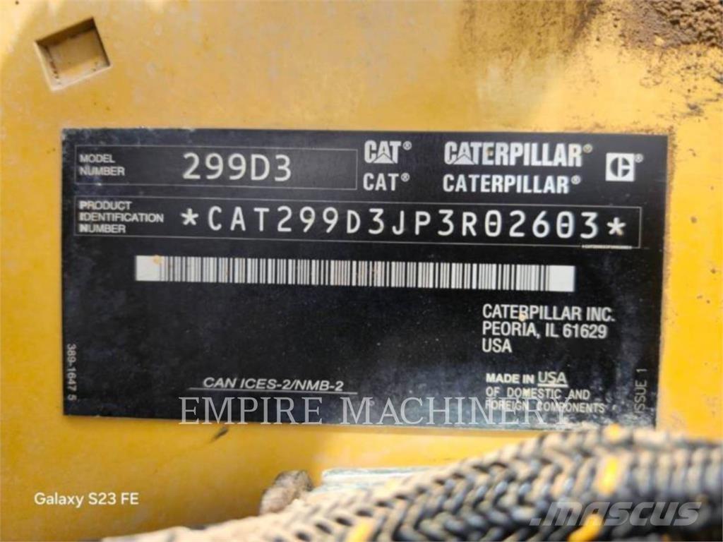CAT 299D3XPSCA Schrankladers