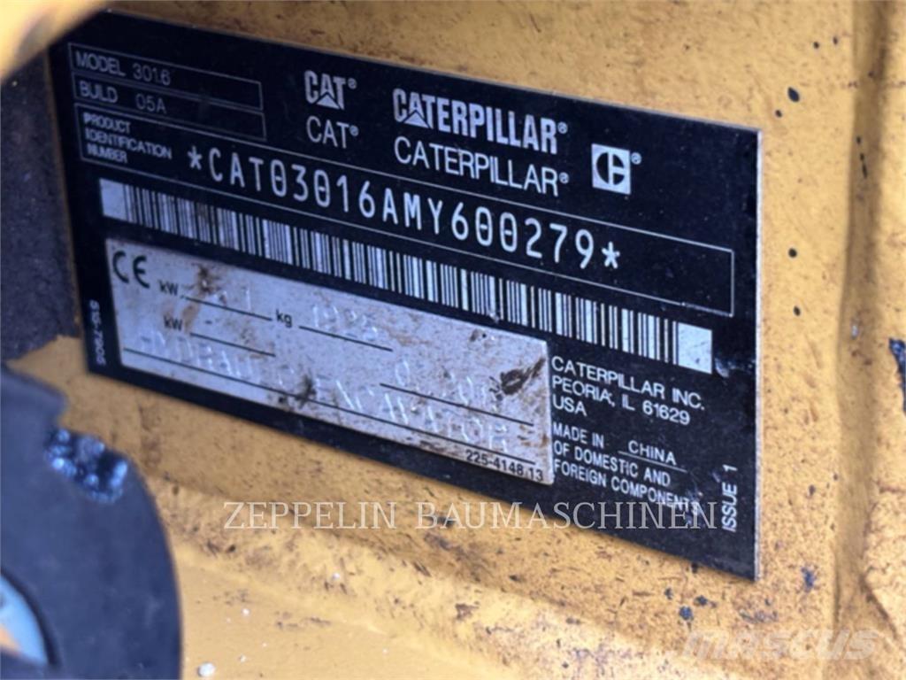 CAT 301.6-05A Rupsgraafmachines