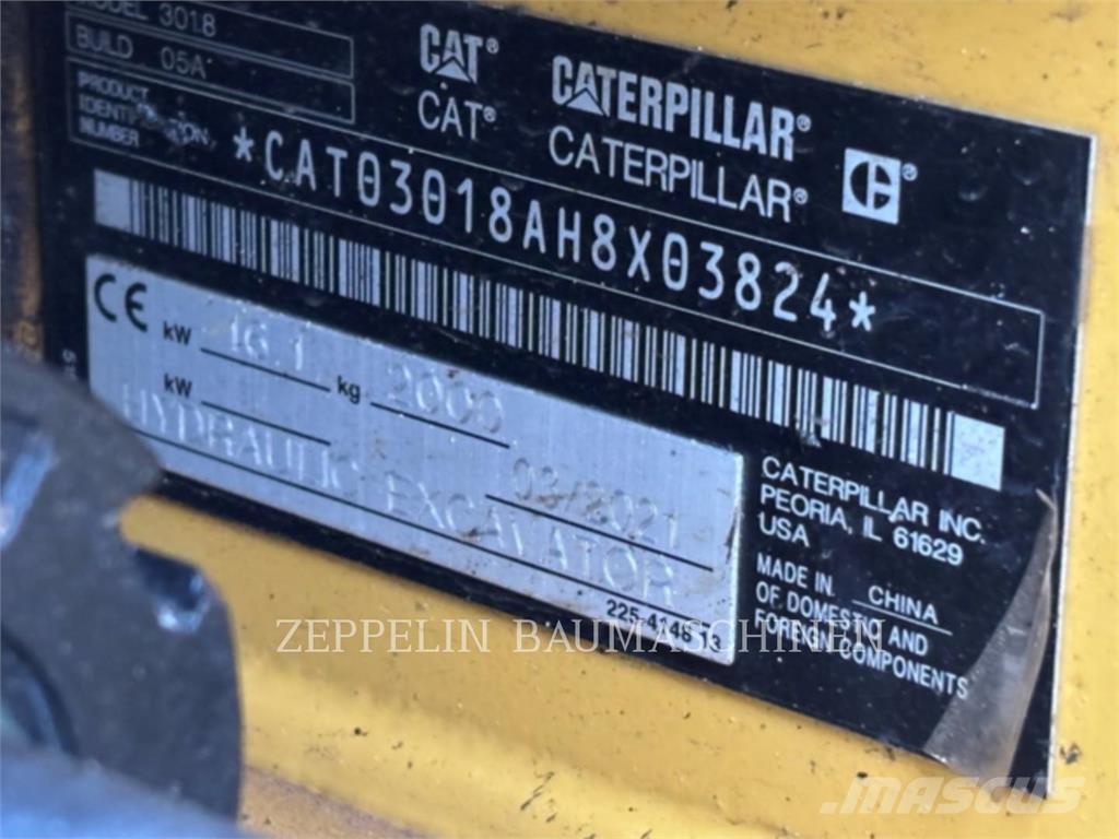 CAT 301.8-05A Rupsgraafmachines