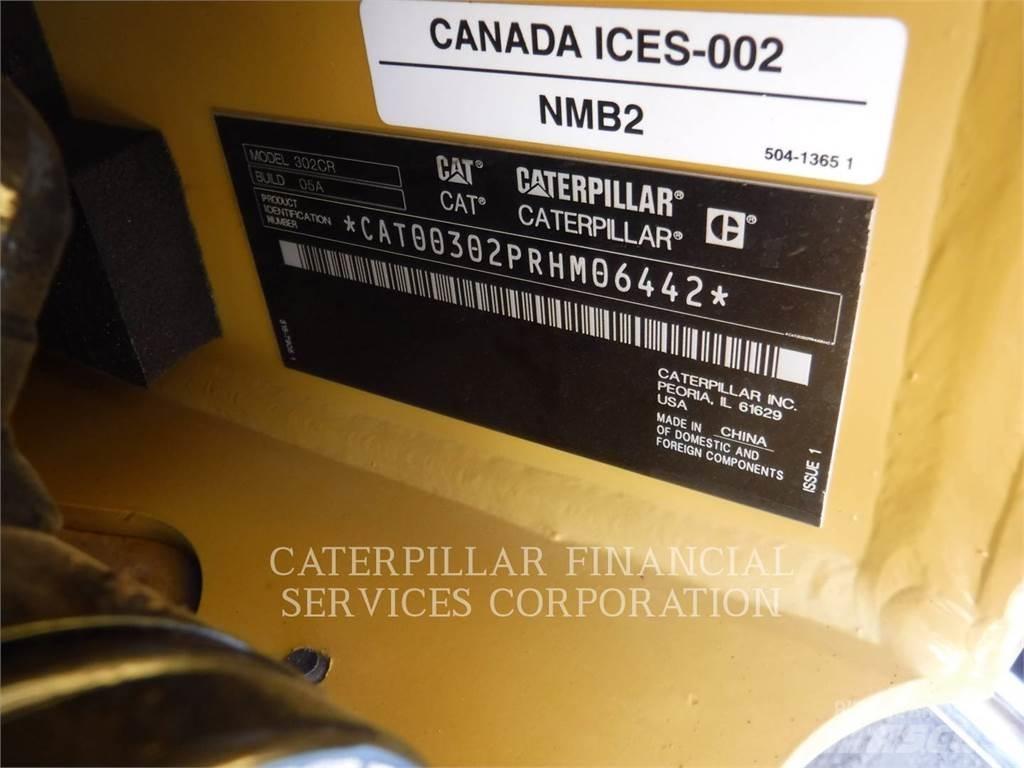CAT 302-05CR Rupsgraafmachines