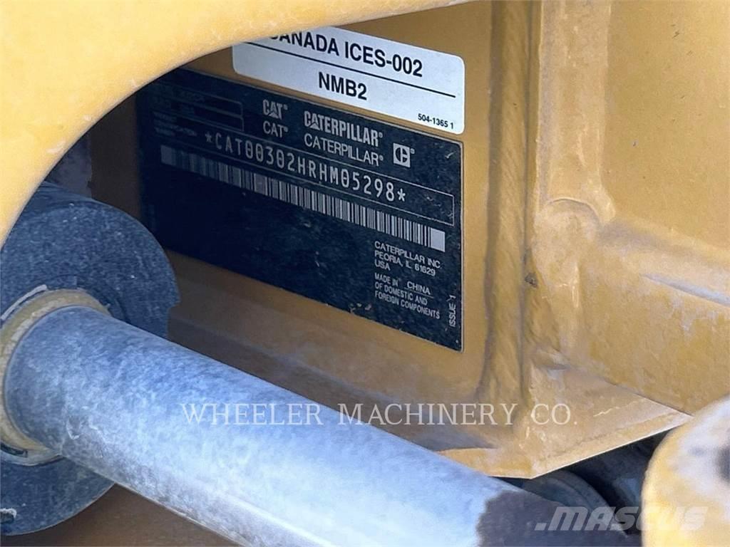 CAT 302 C3 Rupsgraafmachines
