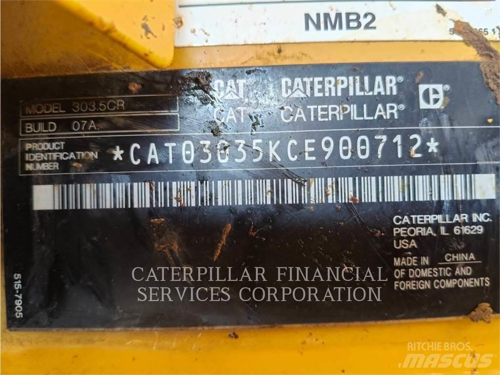 CAT 303.5-07CR Rupsgraafmachines