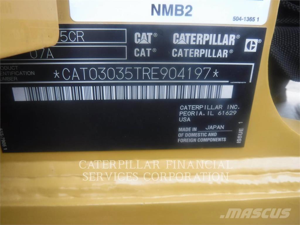 CAT 303.5-07CR Rupsgraafmachines