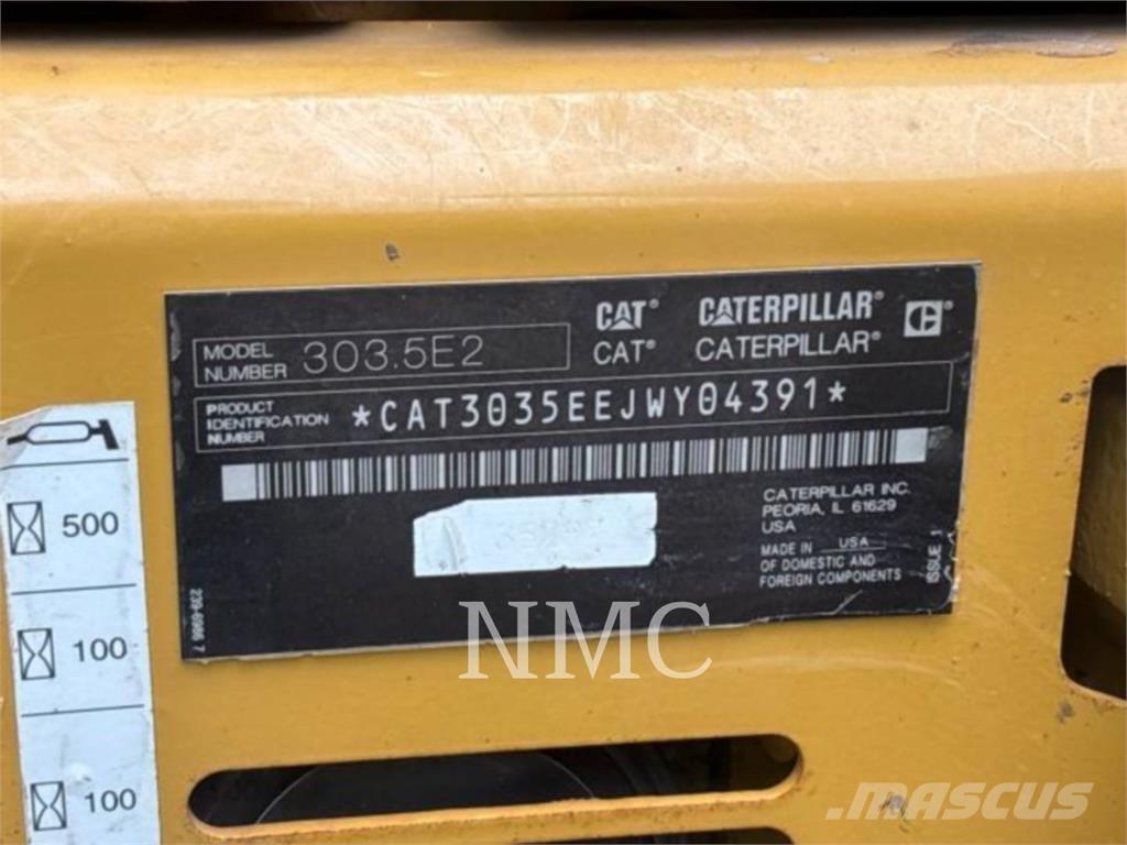CAT 303.5E2 Rupsgraafmachines