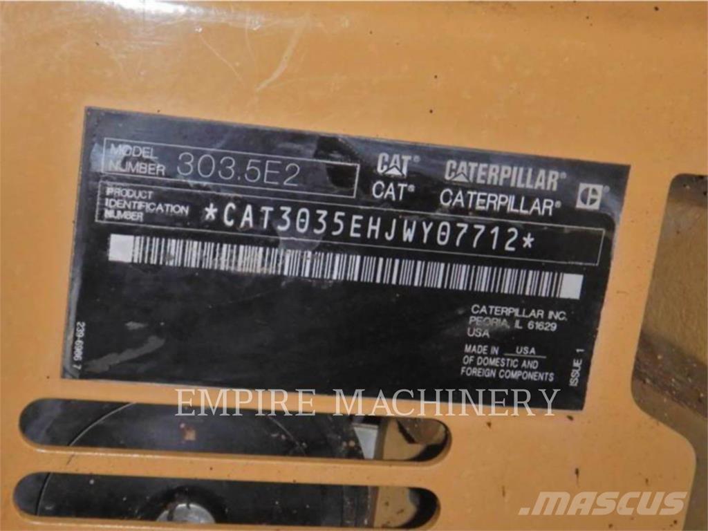CAT 303.5E2 OR Rupsgraafmachines