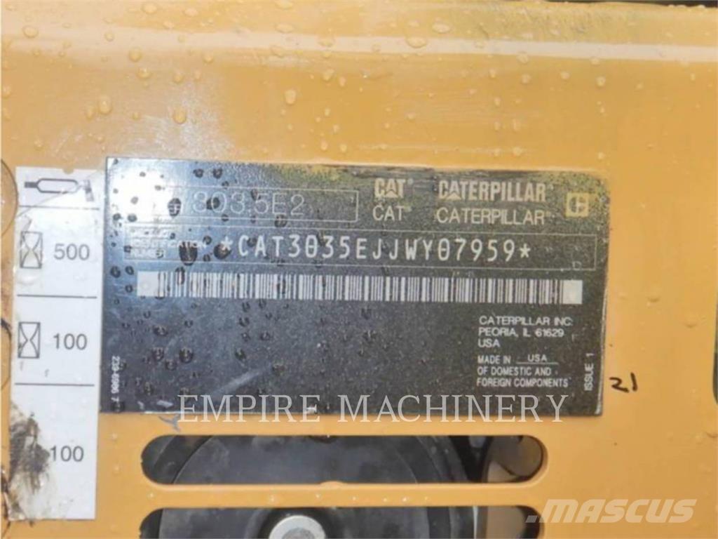 CAT 303.5E2 OR Rupsgraafmachines