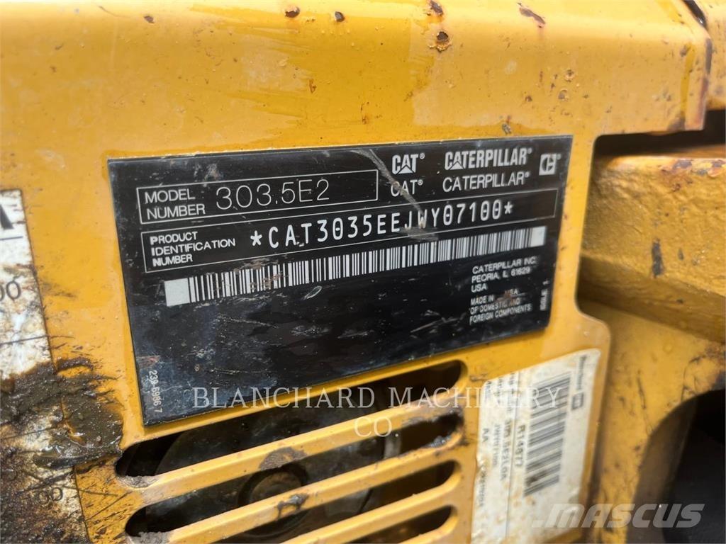 CAT 303.5E2CR Rupsgraafmachines