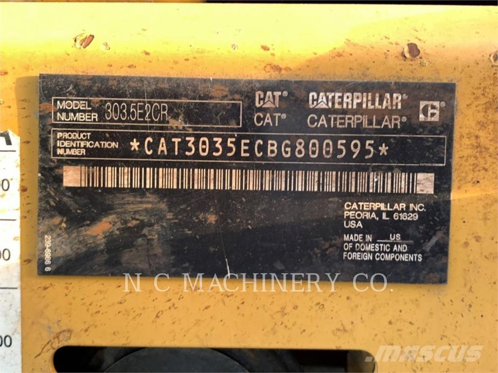 CAT 303.5E2CRN Rupsgraafmachines
