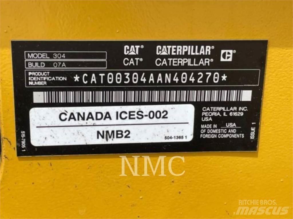 CAT 304-07 Rupsgraafmachines