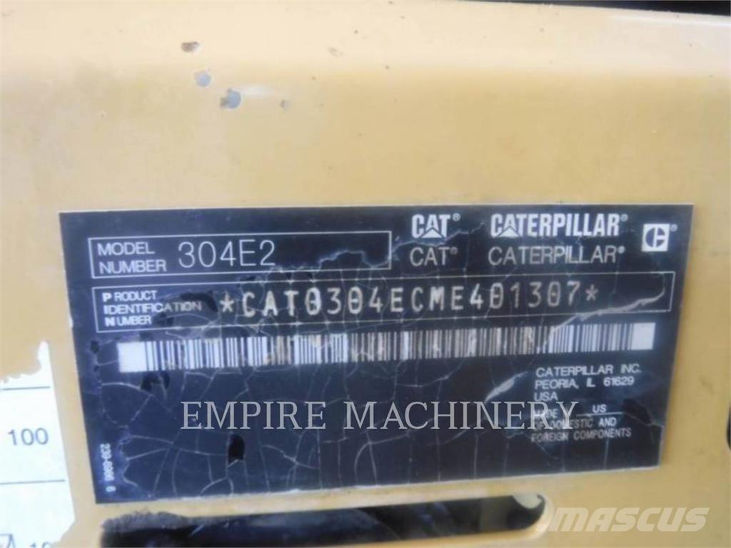 CAT 304E2 Rupsgraafmachines
