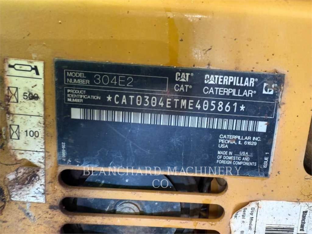 CAT 304E2 Rupsgraafmachines