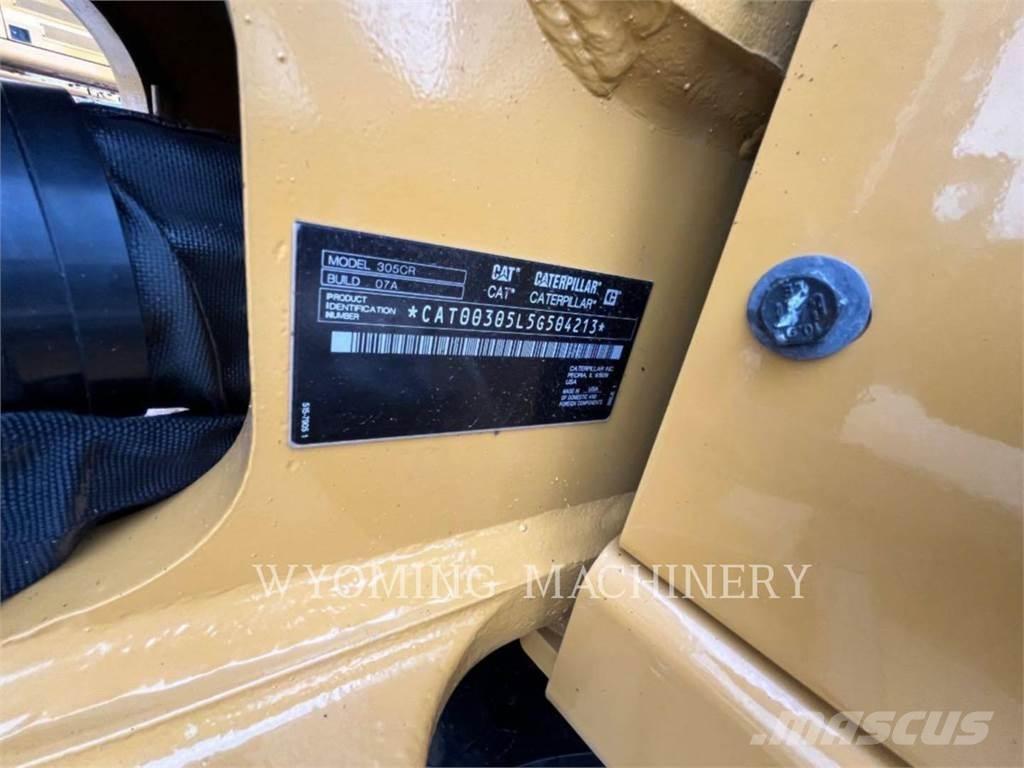 CAT 305 Rupsgraafmachines