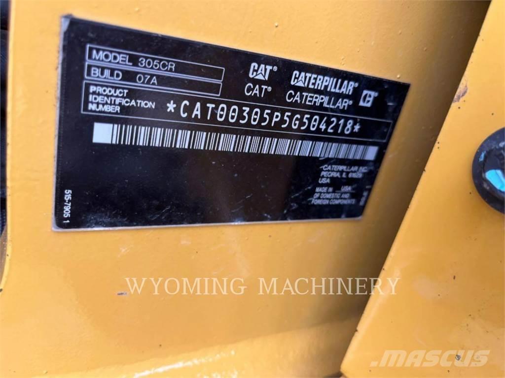 CAT 305 Rupsgraafmachines