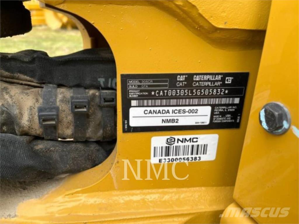 CAT 305-07CR Rupsgraafmachines