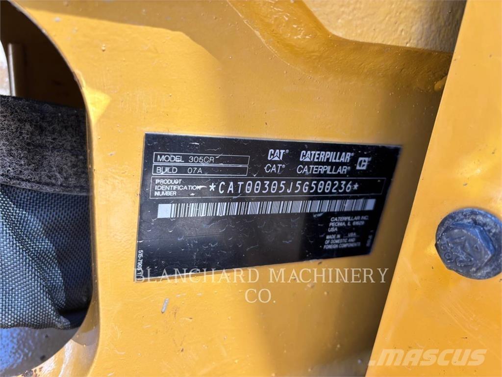 CAT 305-07CR Rupsgraafmachines