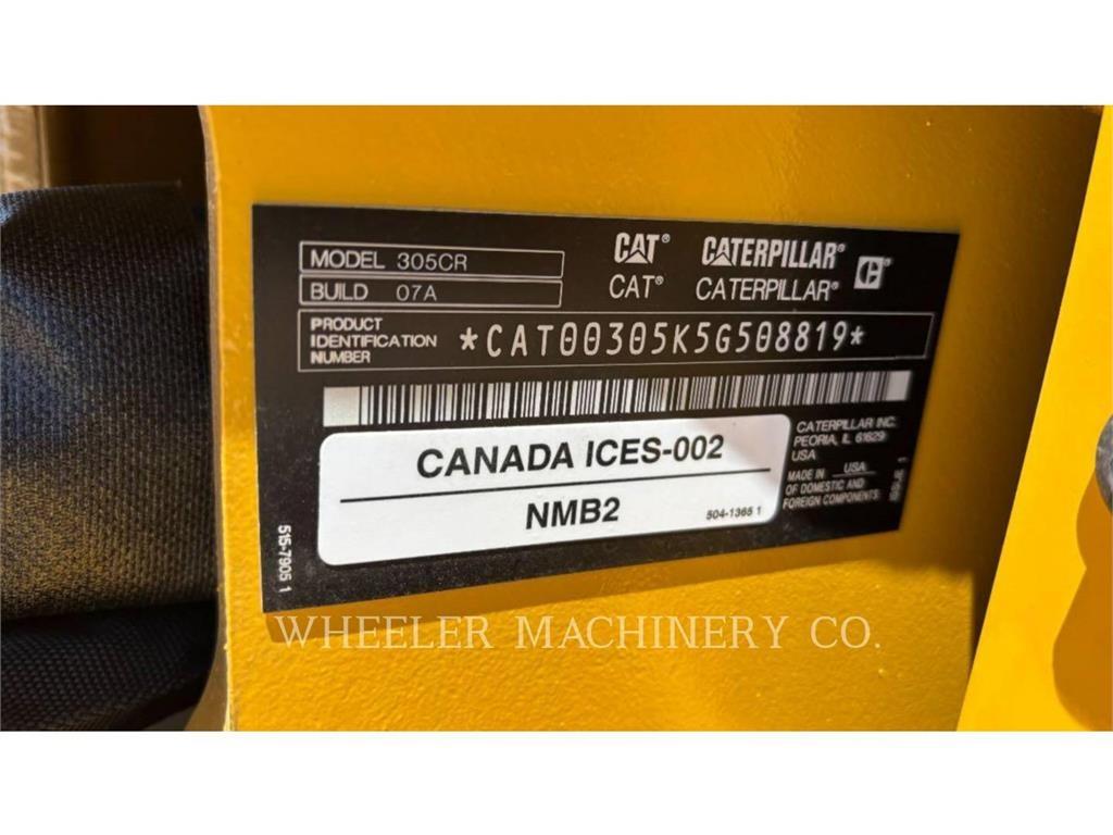 CAT 305 C3 TAQ Rupsgraafmachines