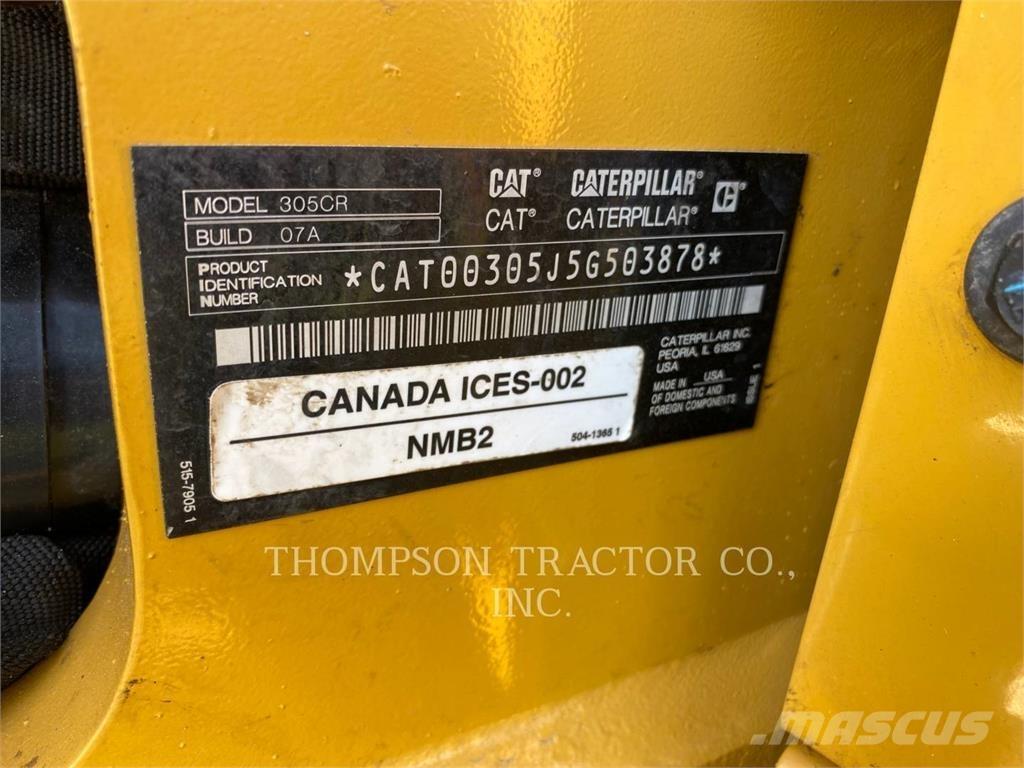 CAT 305 CR Rupsgraafmachines