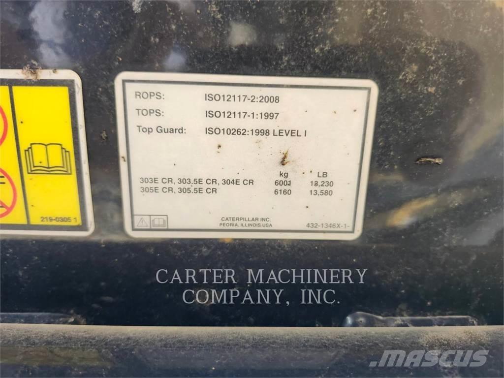 CAT 305ECR Rupsgraafmachines
